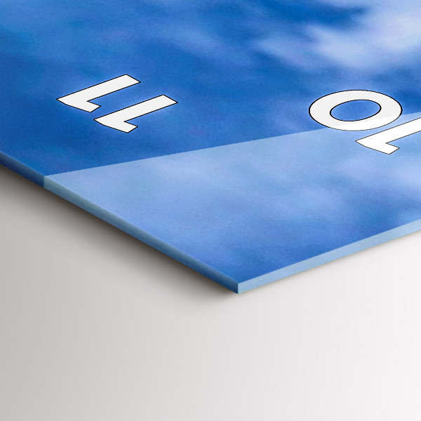 Vertikální skleněné hodiny Vratislav - Staré město