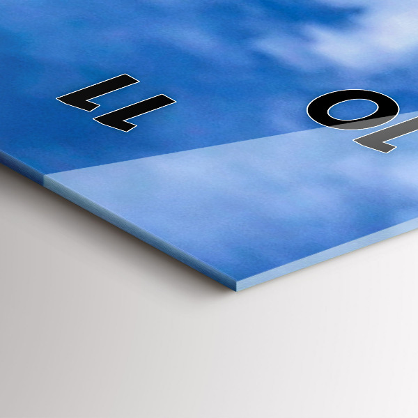 Vertikální skleněné hodiny Vratislav - Staré město