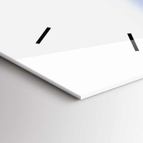 Vertikální skleněné hodiny Pohled pod vodu