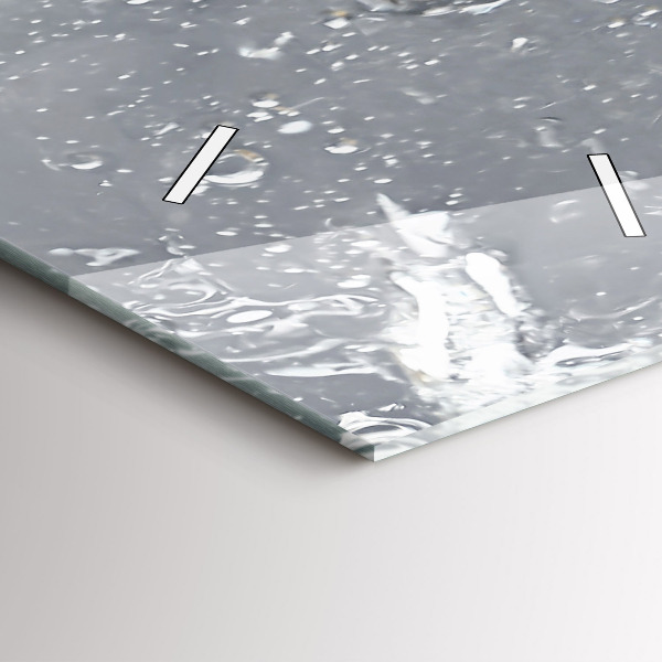 Vertikální nástěnné hodiny Citrusy ve vodě