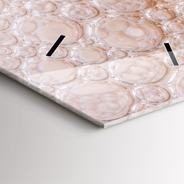 Vertikální nástěnné hodiny Pivo s pěnou