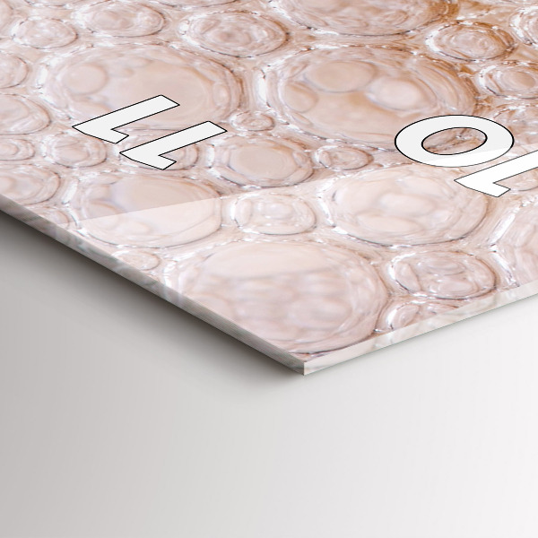 Vertikální nástěnné hodiny Pivo s pěnou