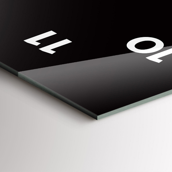 Vertikální nástěnné hodiny Pomerančový džus