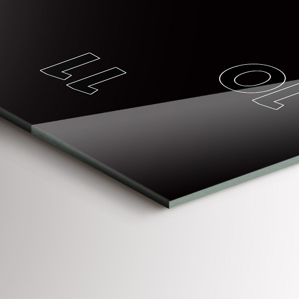 Vertikální nástěnné hodiny Pomerančový džus