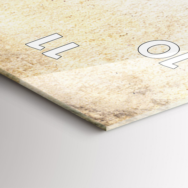 Vertikální skleněné hodiny Abstraktní portrét ženy