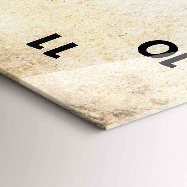 Vertikální skleněné hodiny Abstraktní portrét ženy