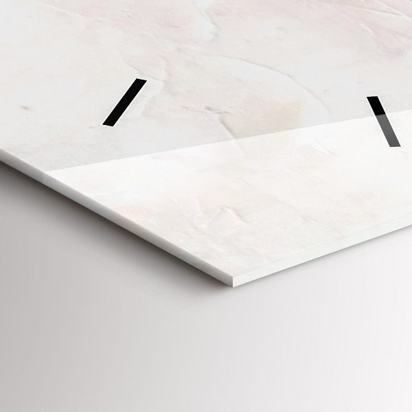 Vertikální skleněné hodiny Olejomalba jachty moře