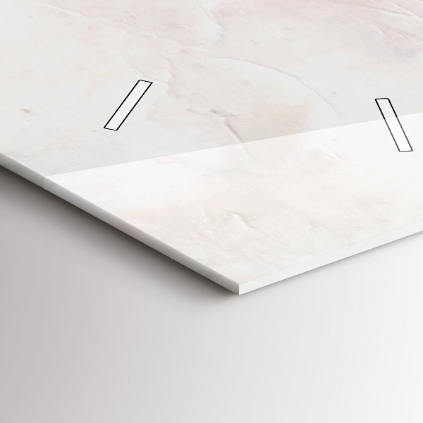 Vertikální skleněné hodiny Olejomalba jachty moře