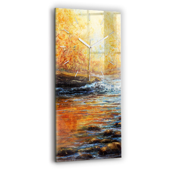 Vertikální nástěnné hodiny Výtvarné umění