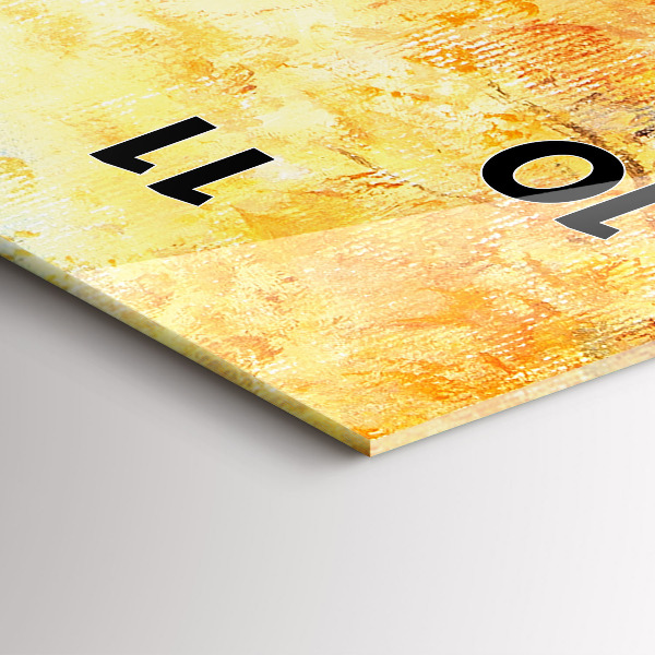 Vertikální nástěnné hodiny Výtvarné umění