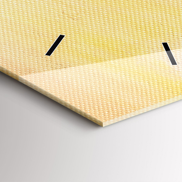 Vertikální skleněné hodiny Olejová kompozice v lese