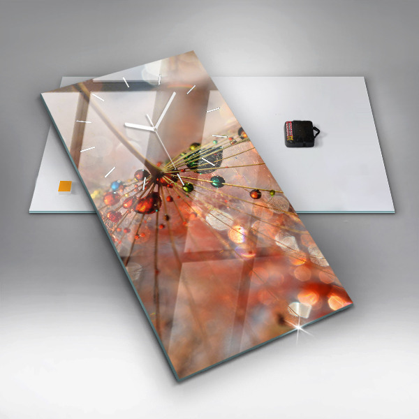 Vertikální skleněné hodiny Foukač s rosou