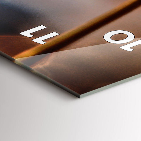 Vertikální skleněné hodiny Foukač s rosou