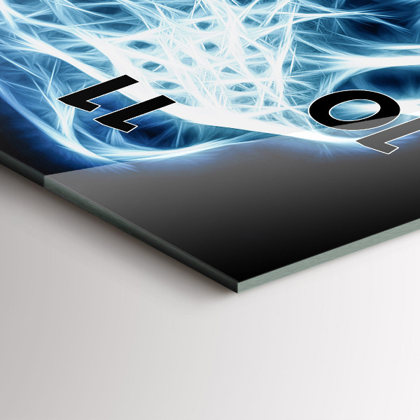 Vertikální skleněné hodiny Divoký lev