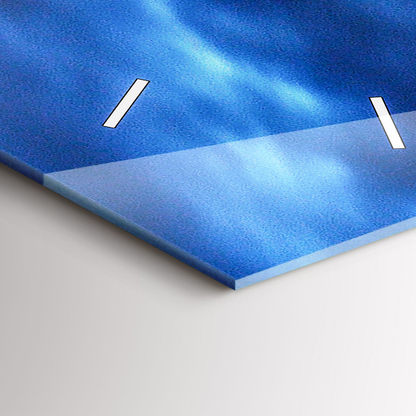 Vertikální skleněné hodiny Sydney večer