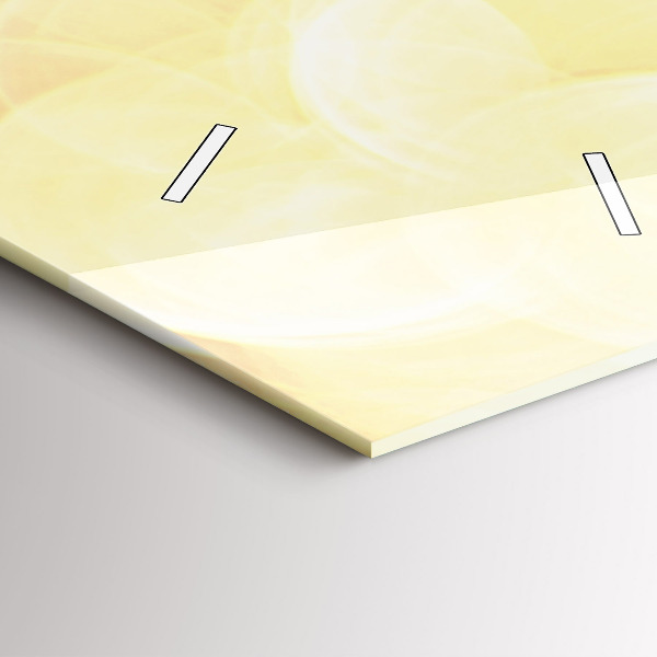 Vertikální skleněné hodiny Táborník na pláži