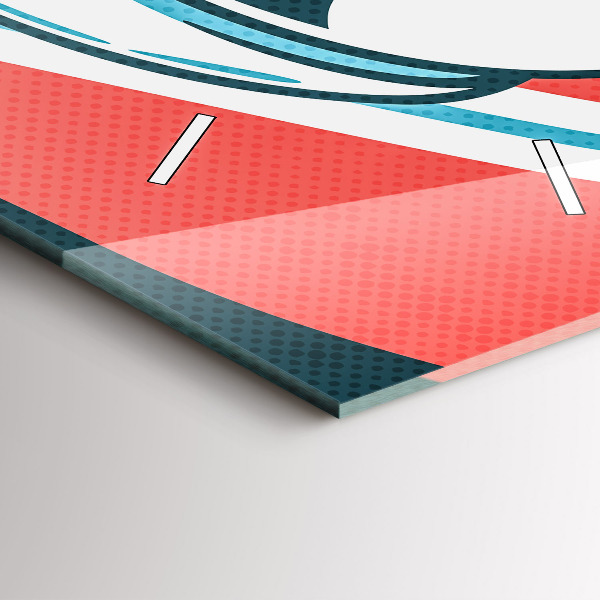 Vertikální skleněné hodiny Dětská představivost