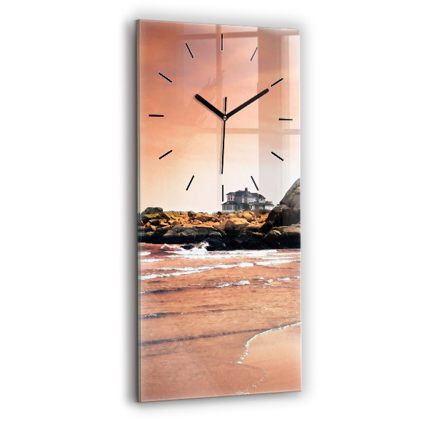 Vertikální skleněné hodiny Shermanovo pobřeží