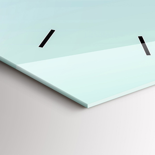 Vertikální skleněné hodiny Geometrické obrazce