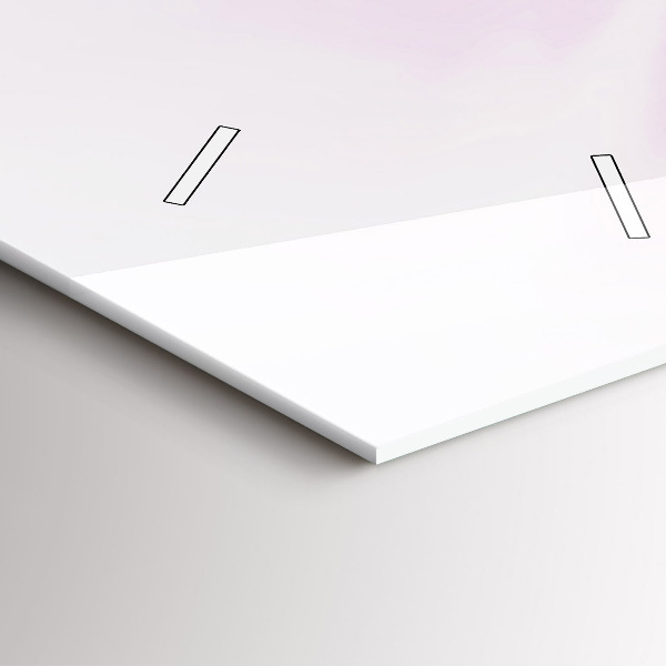 Vertikální skleněné hodiny Abstrakce