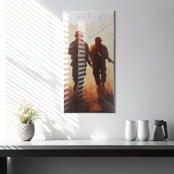 Vertikální skleněné hodiny Námořní pěchota Spojených států