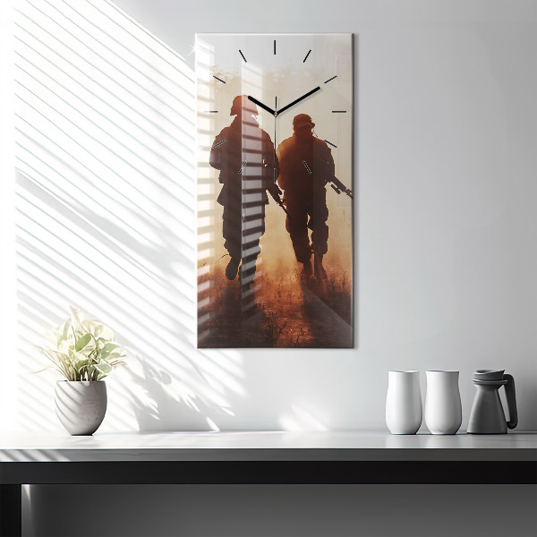 Vertikální skleněné hodiny Námořní pěchota Spojených států