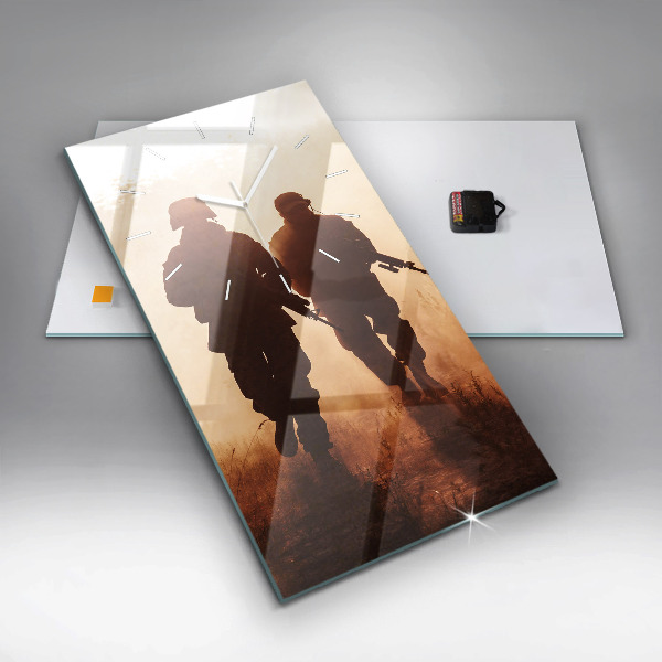 Vertikální skleněné hodiny Námořní pěchota Spojených států