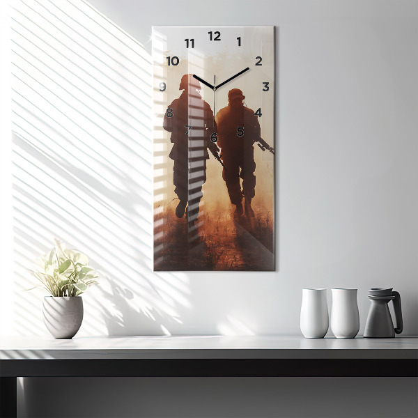 Vertikální skleněné hodiny Námořní pěchota Spojených států