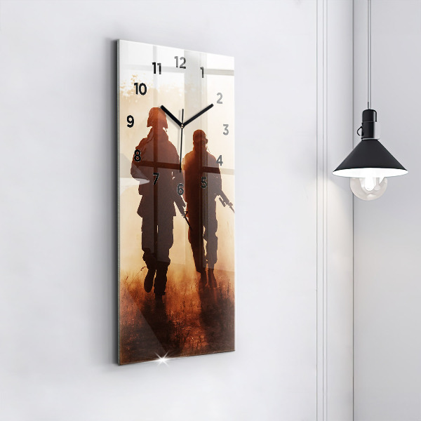 Vertikální skleněné hodiny Námořní pěchota Spojených států