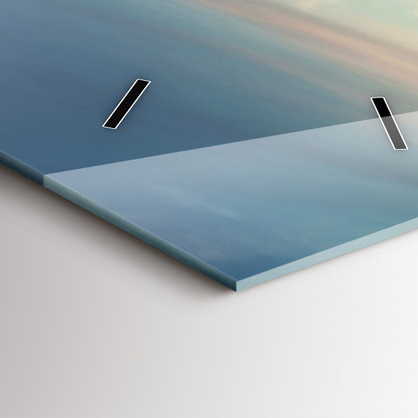 Vertikální skleněné hodiny Newyorský Manhattan