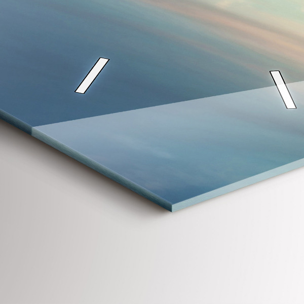 Vertikální skleněné hodiny Newyorský Manhattan