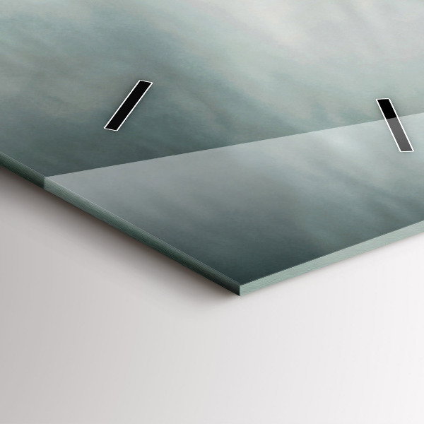 Vertikální skleněné hodiny Adrenalinový styl na motorce