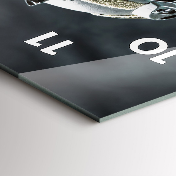 Vertikální skleněné hodiny Voják se zbraní