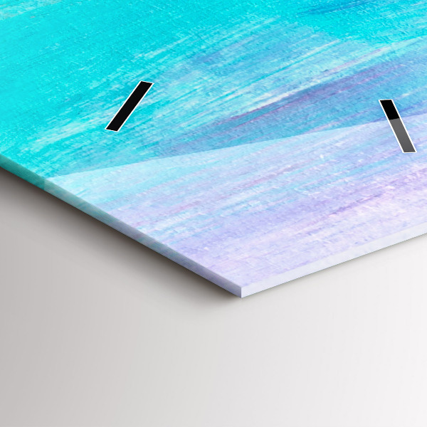 Vertikální skleněné hodiny Abstraktní mrakodrapy