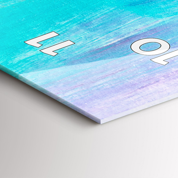 Vertikální skleněné hodiny Abstraktní mrakodrapy