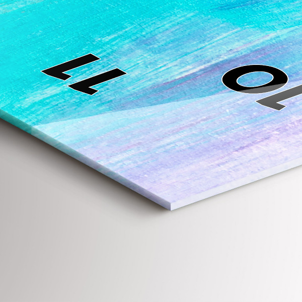 Vertikální skleněné hodiny Abstraktní mrakodrapy