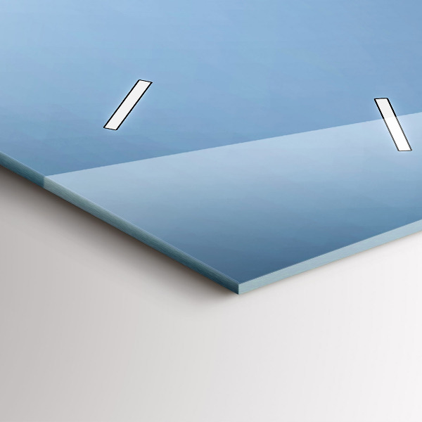 Vertikální skleněné hodiny Labutě v srdci