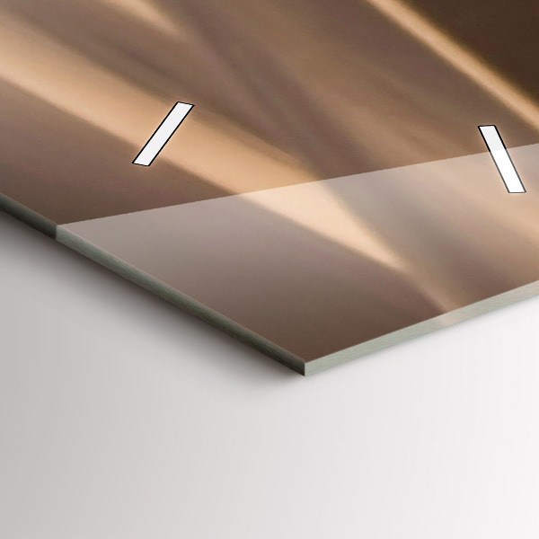 Vertikální skleněné hodiny Čtyřkolka v poušti