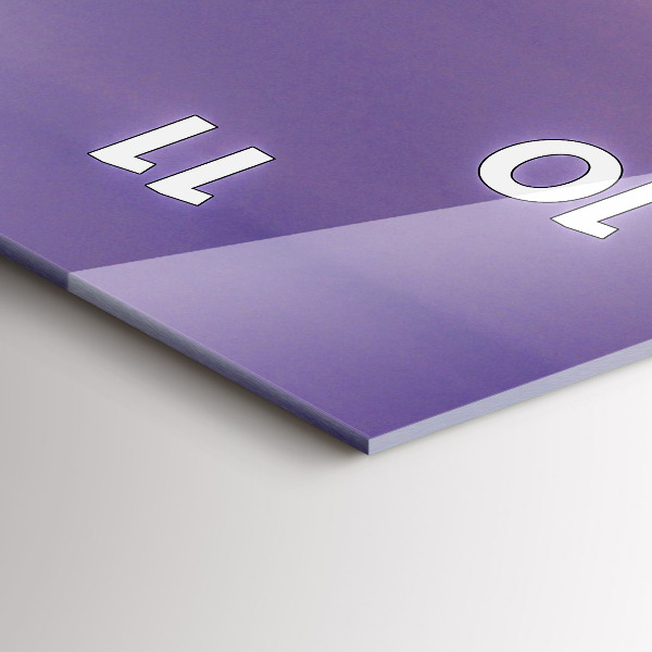 Vertikální skleněné hodiny Brooklynský most a East River