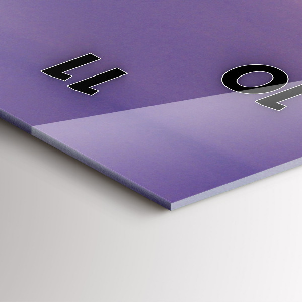 Vertikální skleněné hodiny Brooklynský most a East River