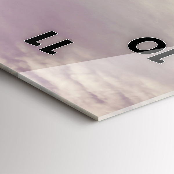 Vertikální skleněné hodiny Historické auto