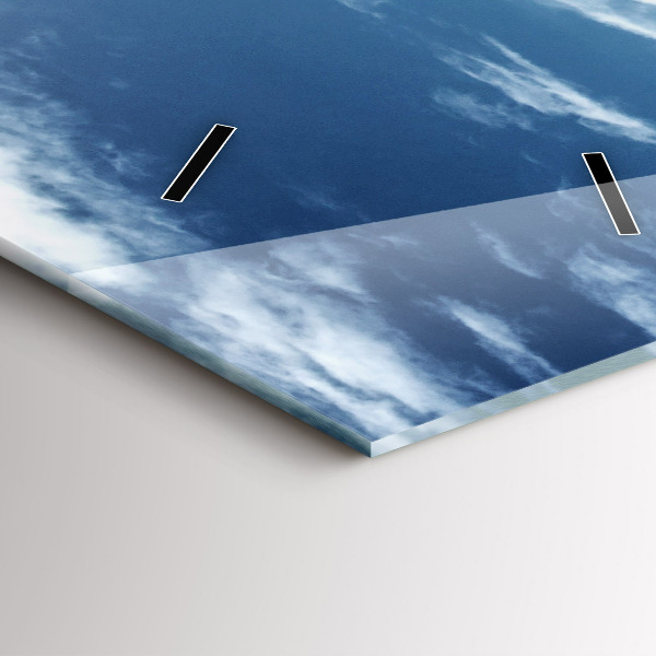 Vertikální skleněné hodiny Gondoly Benátky Itálie