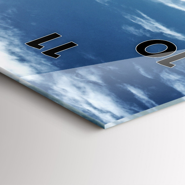 Vertikální skleněné hodiny Gondoly Benátky Itálie