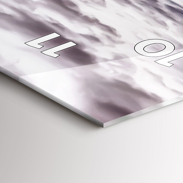 Vertikální skleněné hodiny Silnice Route 66 USA