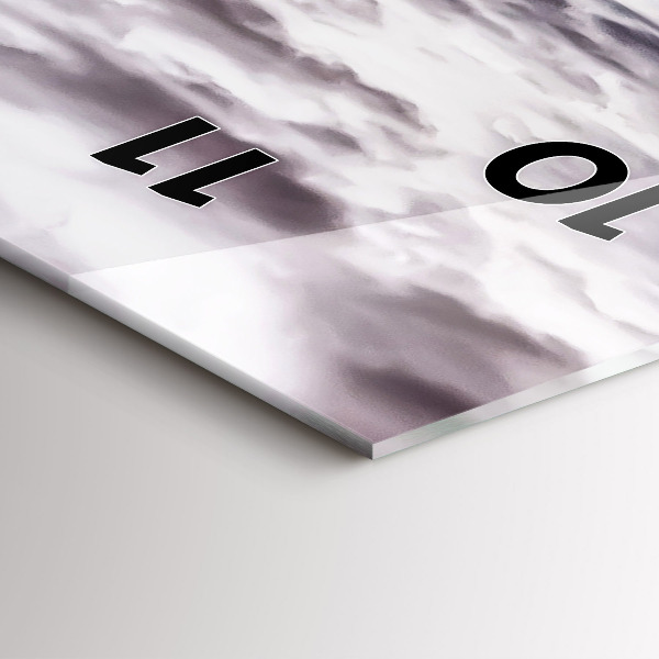 Vertikální skleněné hodiny Silnice Route 66 USA