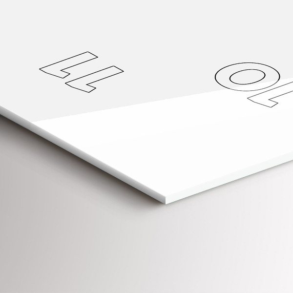 Vertikální skleněné hodiny Abstraktní astronaut