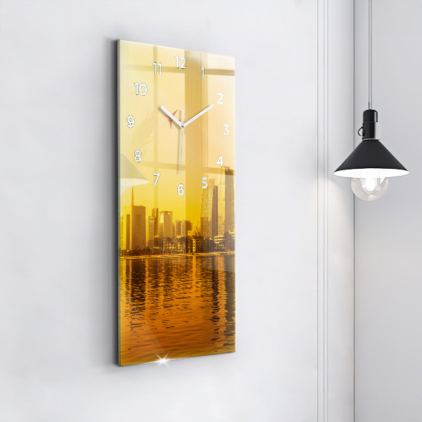 Vertikální skleněné hodiny Řeka Ču-ťiang Čína