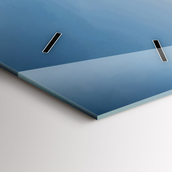 Vertikální skleněné hodiny Maják