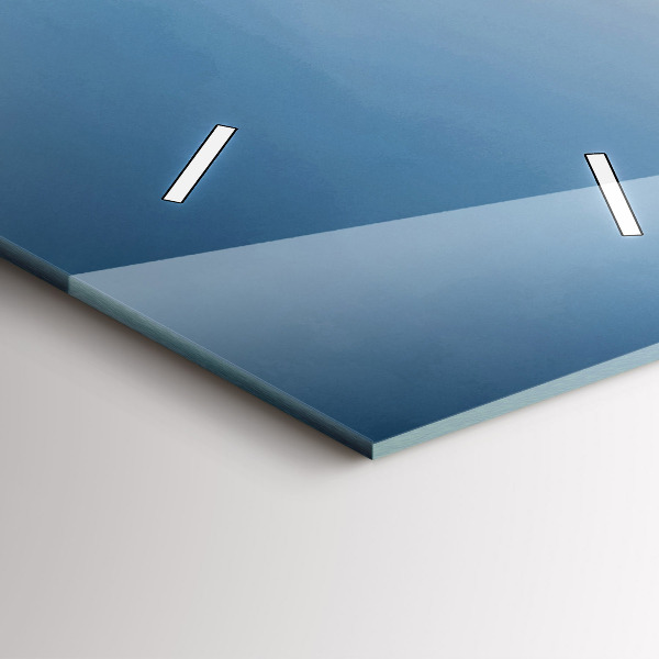 Vertikální skleněné hodiny Maják