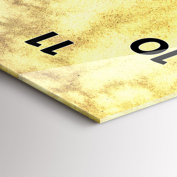 Vertikální skleněné hodiny žena s deštníkem